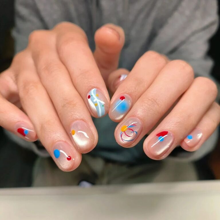 19 Hypnotic Colorful Cat Eye Nails You’ll Obsessed Over This Season