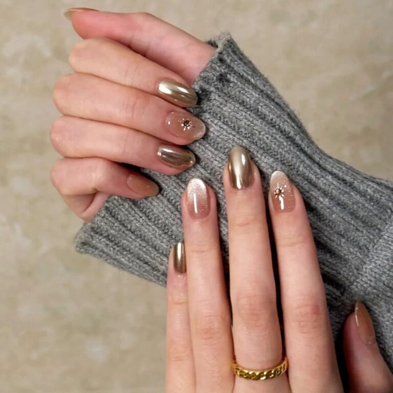 22 Glitter Glass Nail Designs So Bright, You’ll Need Sunglasses
