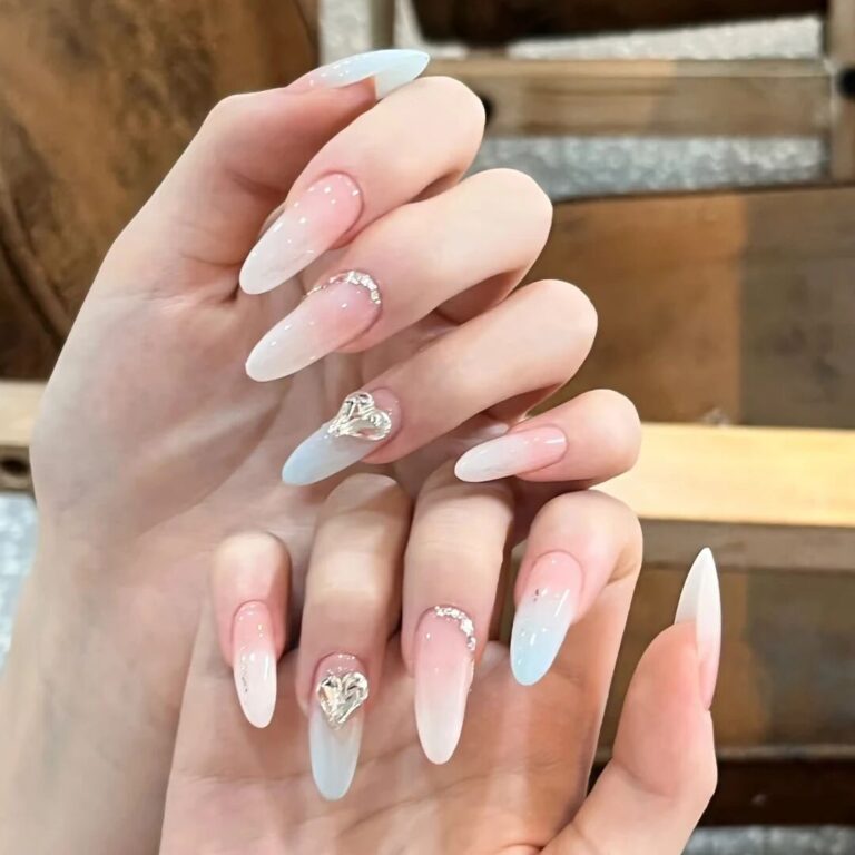 Not Your Basic Summer Mani—24 Icy Blue Nails That Shine Bright